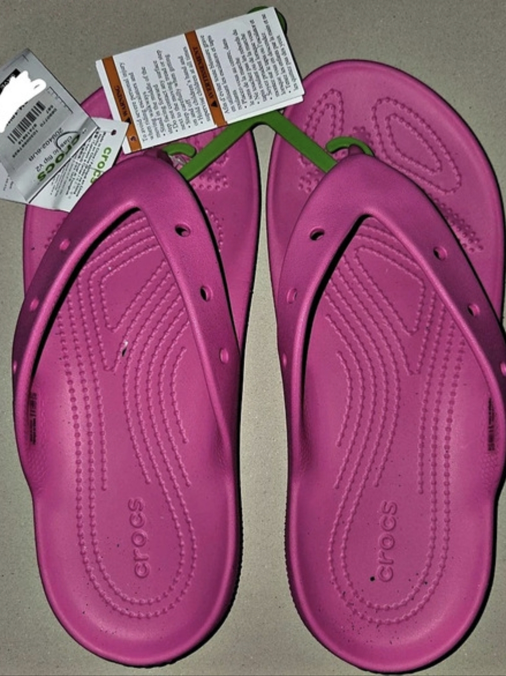 Crocs Classic Flip 2.0 Flip Flop Sandals Pink US 8 NWT